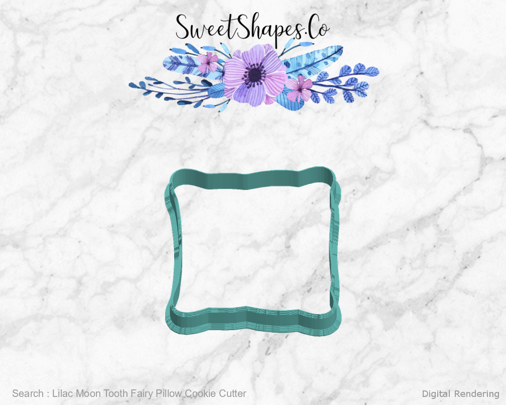 Lilac Moon Tooth Fairy Pillow Cookie Cutter — left view