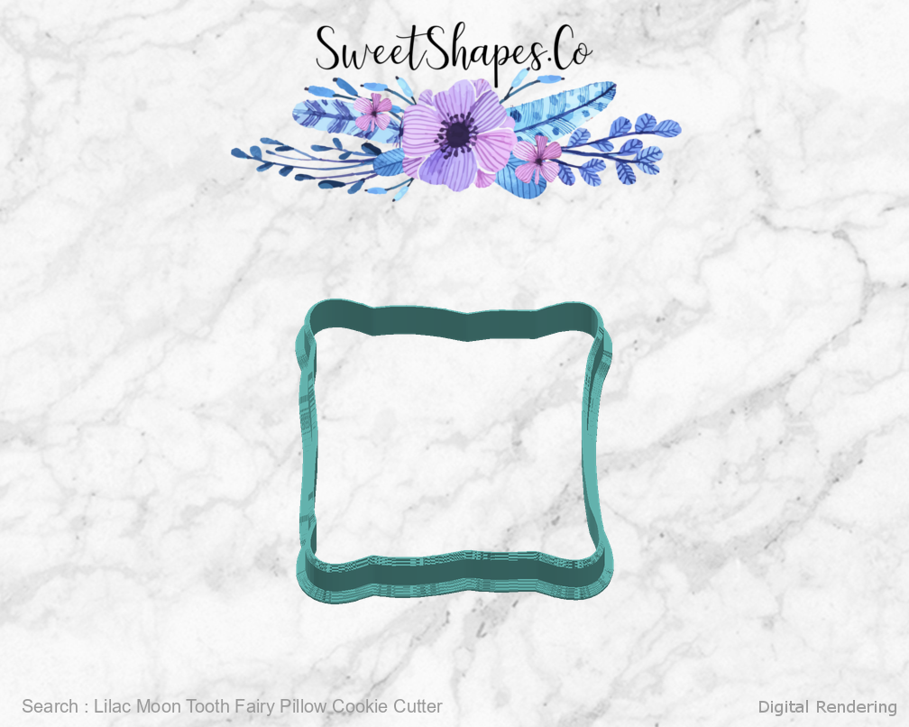Lilac Moon Tooth Fairy Pillow Cookie Cutter — right view