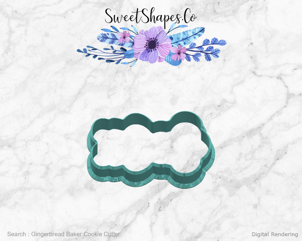 Gingerbread Baker Cookie Cutter — right view