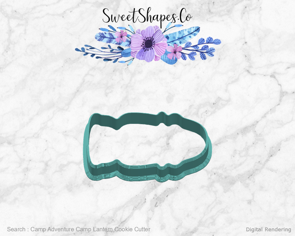 Camp Adventure Camp Lantern Cookie Cutter — right view