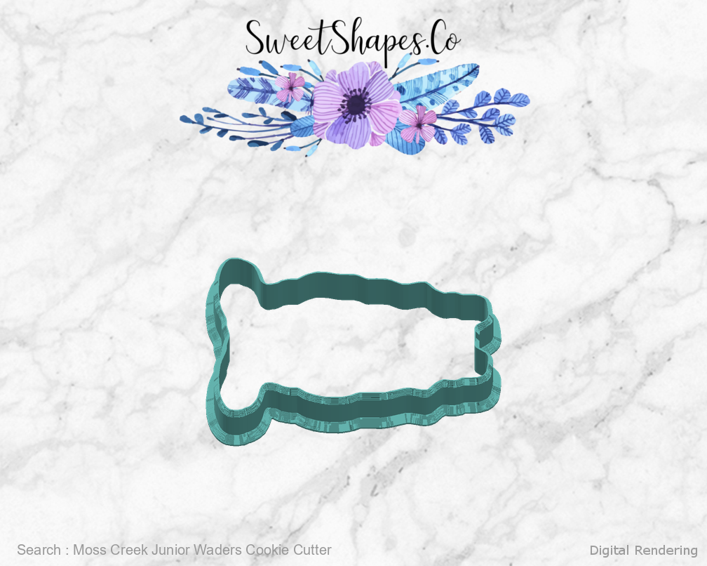 Moss Creek Junior Waders Cookie Cutter — right view