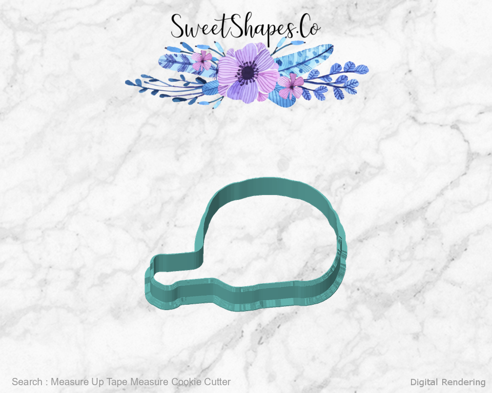 Measure Up Tape Measure Cookie Cutter — front view