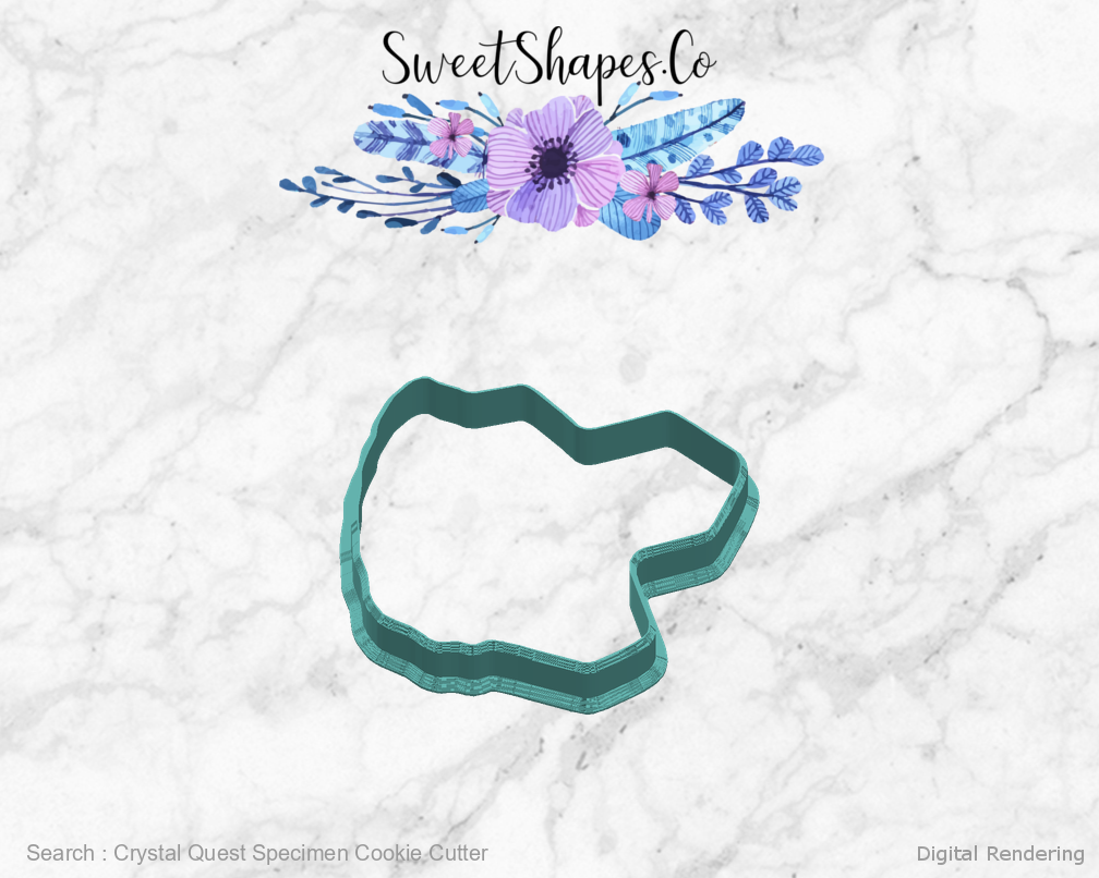 Crystal Quest Specimen Cookie Cutter — right view