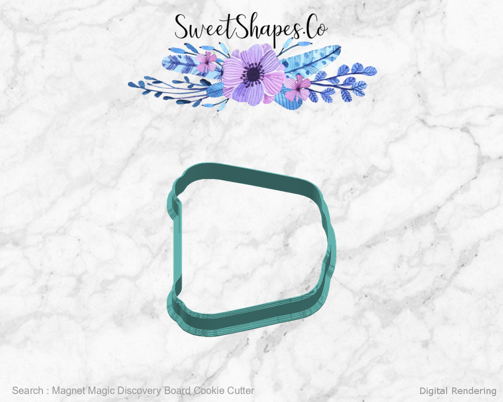 Magnet Magic Discovery Board Cookie Cutter — right view