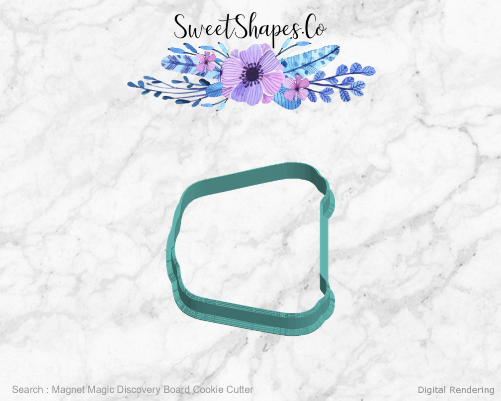 Magnet Magic Discovery Board Cookie Cutter — left view