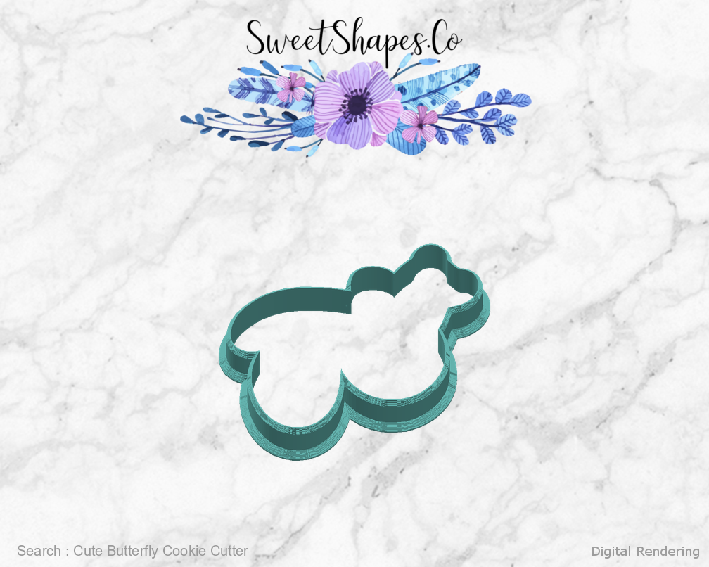 Cute Butterfly Cookie Cutter — right view