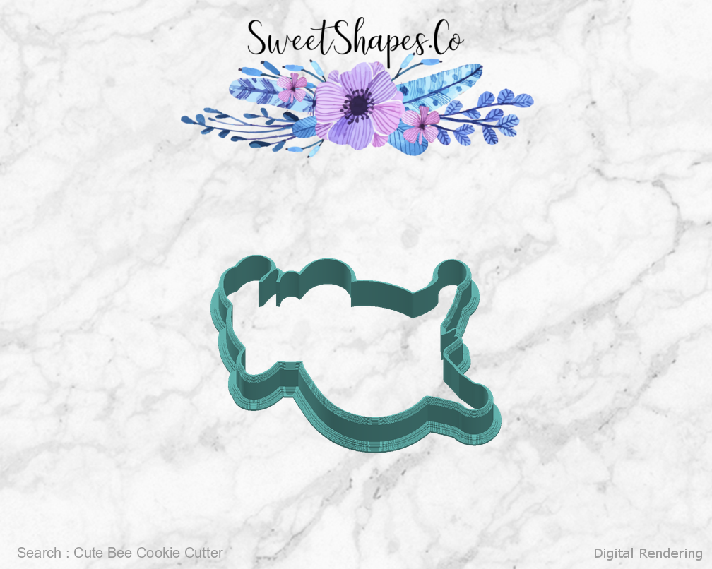 Cute Bee Cookie Cutter — right view