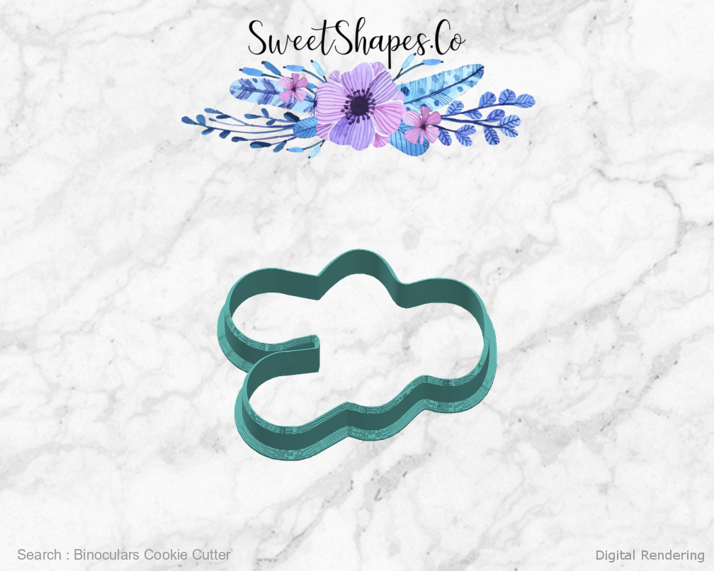 Binoculars Cookie Cutter — right view