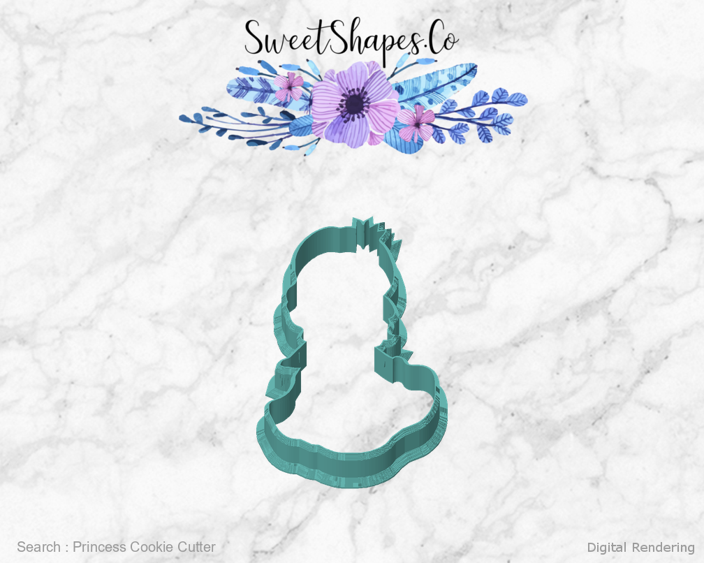 Princess Cookie Cutter — front view