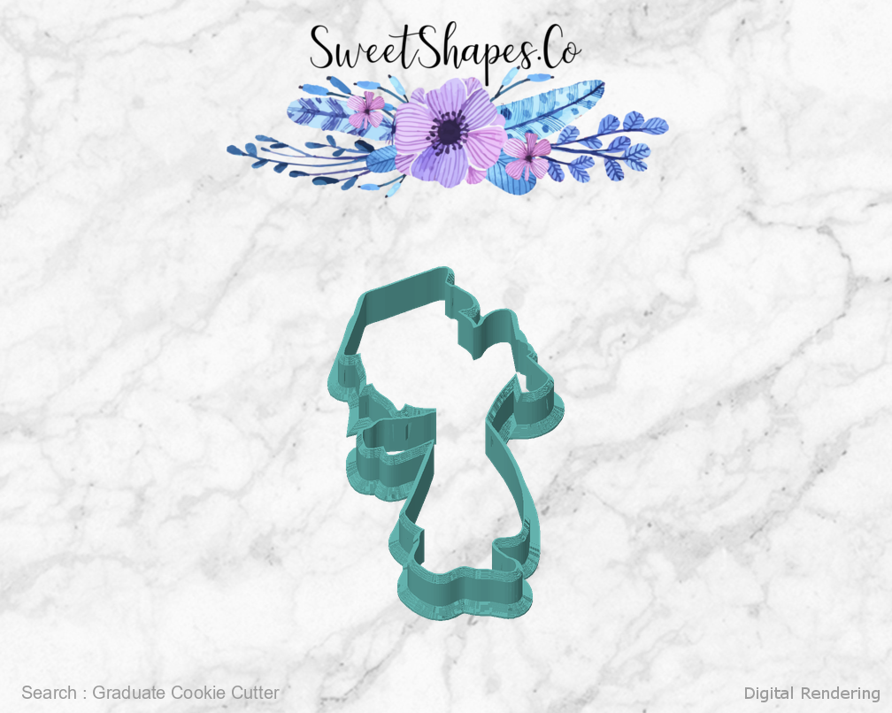 Graduate Cookie Cutter — front view