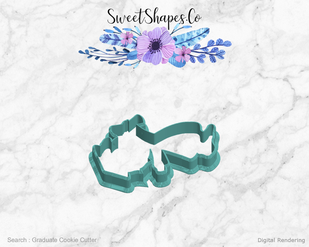 Graduate Cookie Cutter — left view