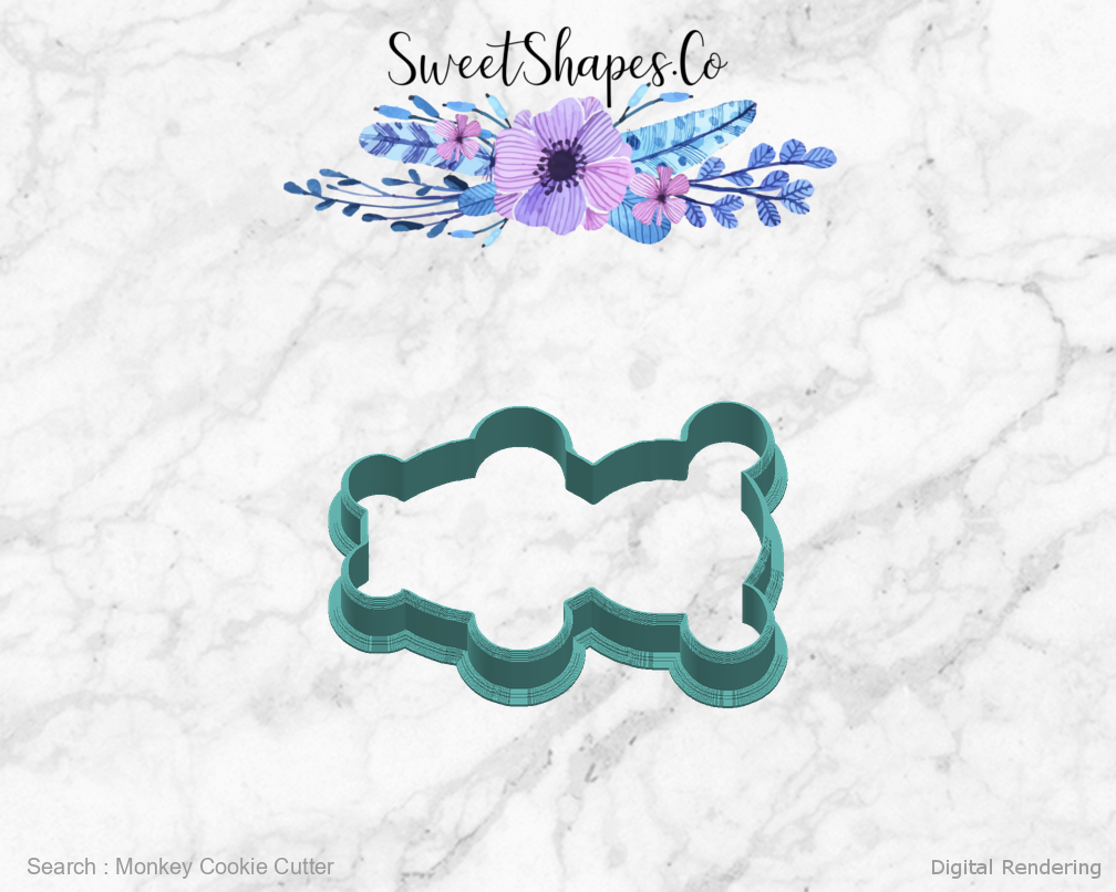 Monkey Cookie Cutter — right view