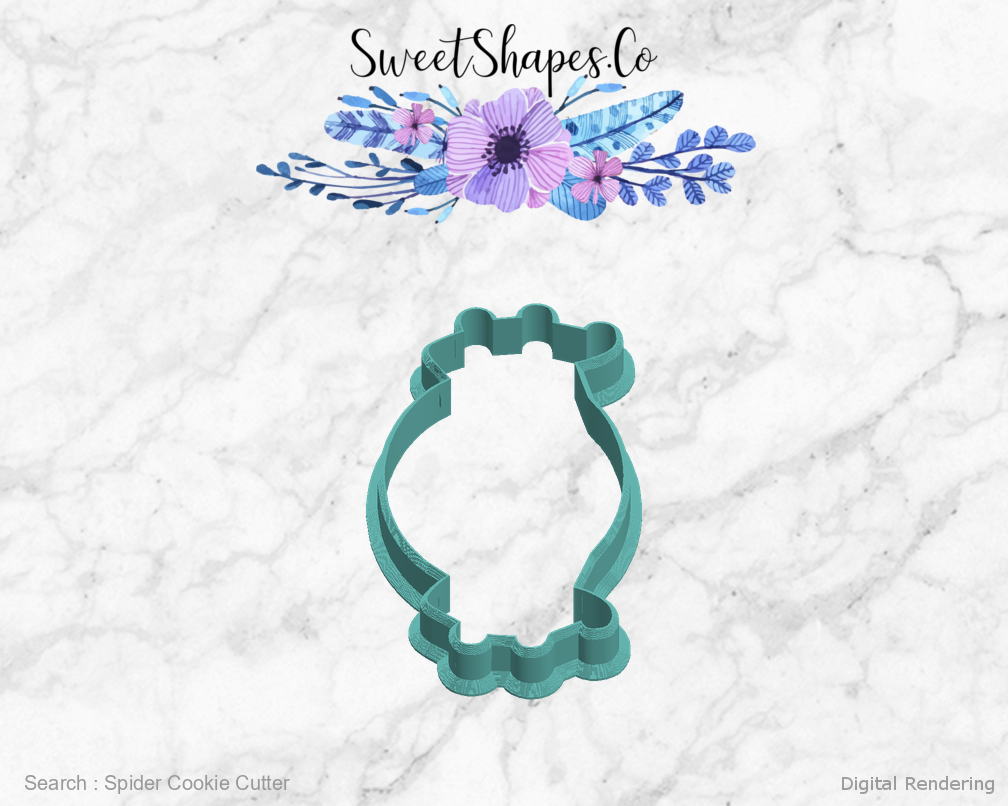 Spider Cookie Cutter — left view