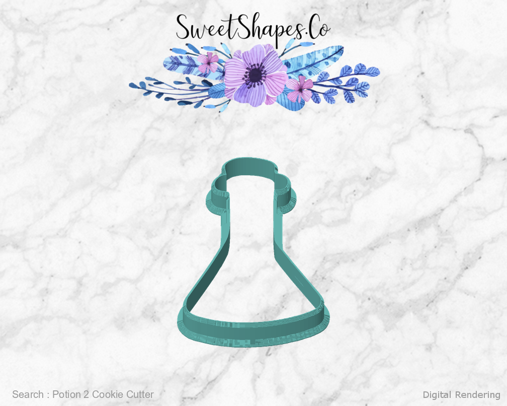 Potion 2 Cookie Cutter — front view
