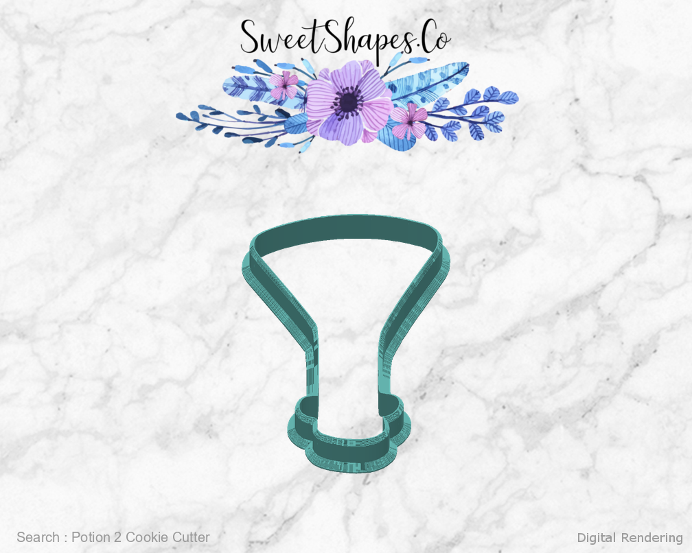 Potion 2 Cookie Cutter — back view