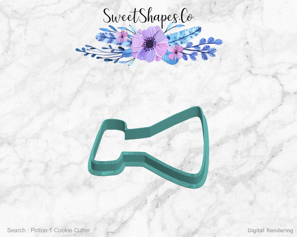 Potion 1 Cookie Cutter — left view