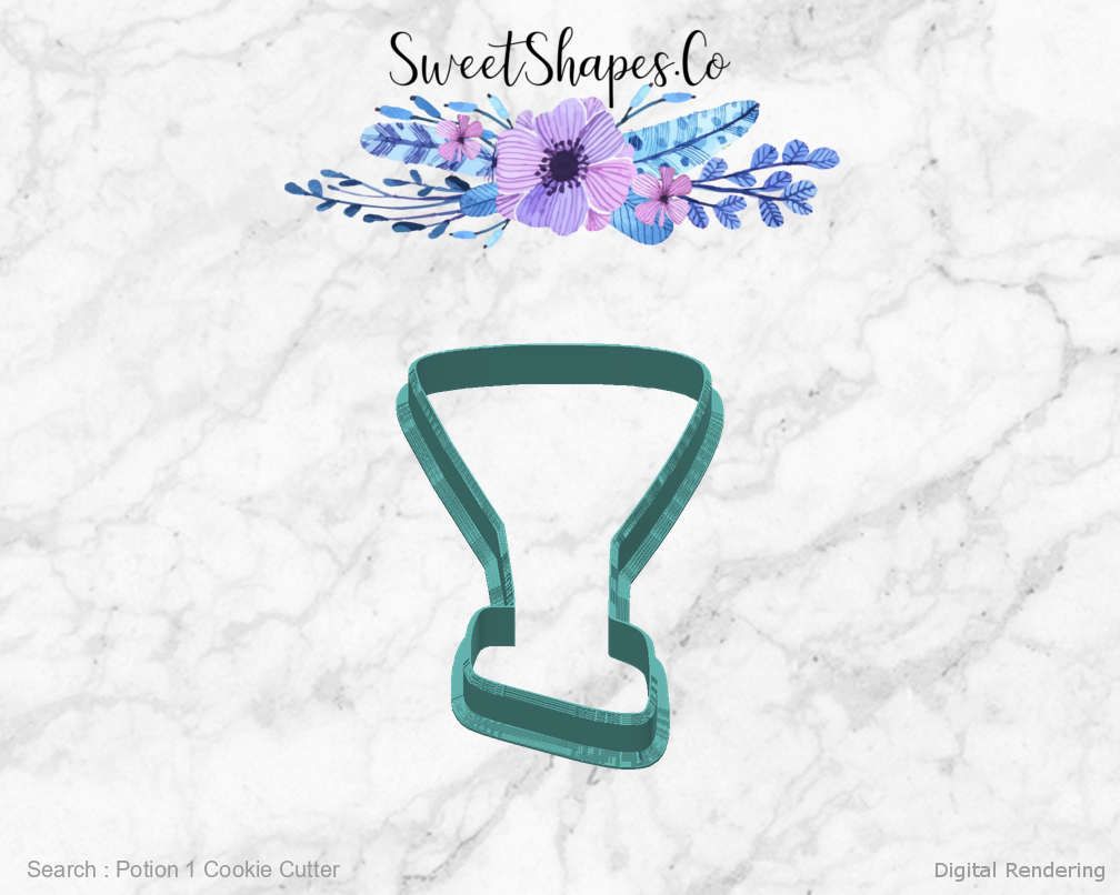Potion 1 Cookie Cutter — back view