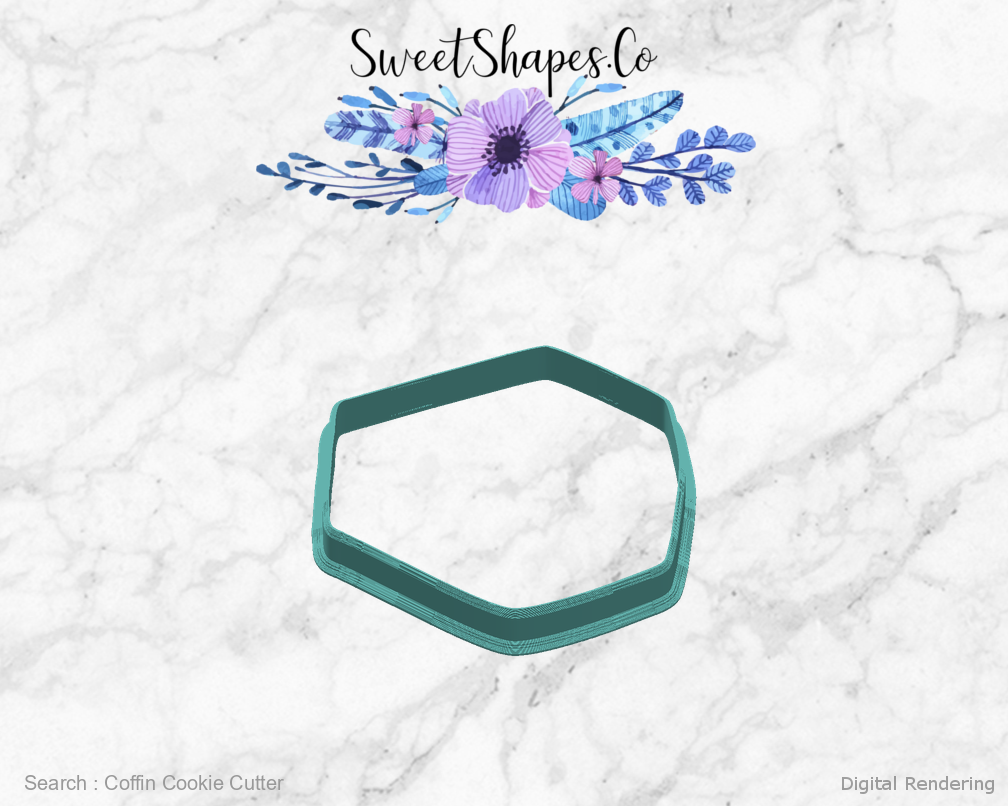 Coffin Cookie Cutter — right view