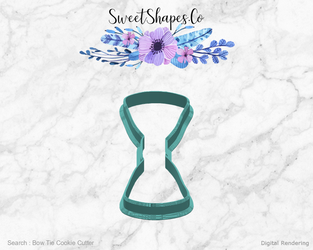 Bow Tie Cookie Cutter — right view