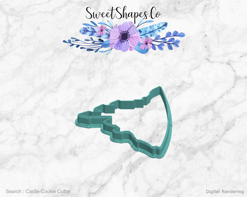 Castle Cookie Cutter — left view