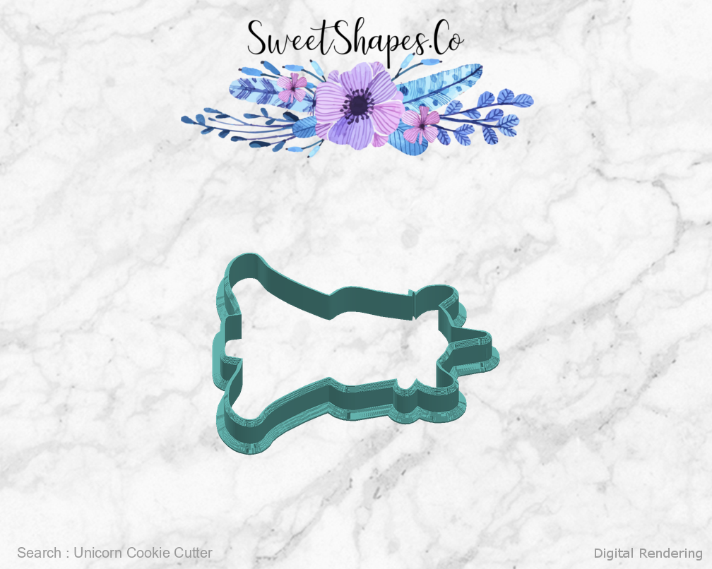 Unicorn Cookie Cutter — right view