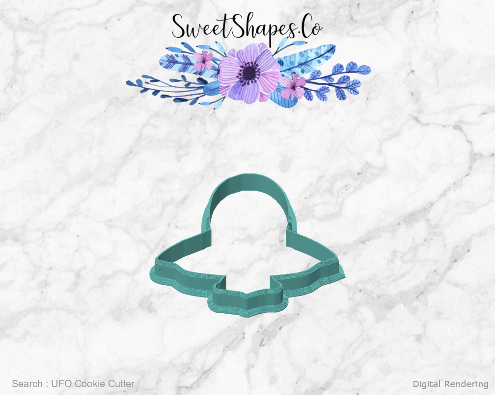 UFO Cookie Cutter — front view