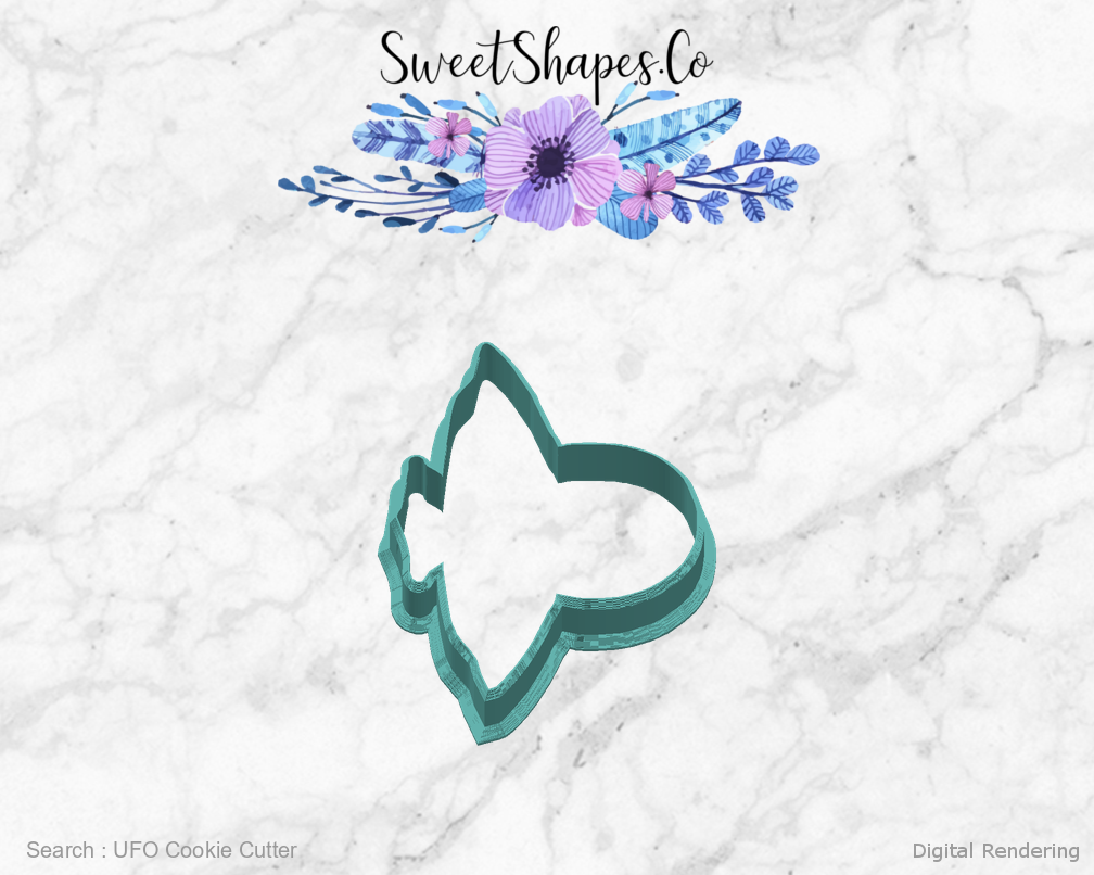 UFO Cookie Cutter — right view
