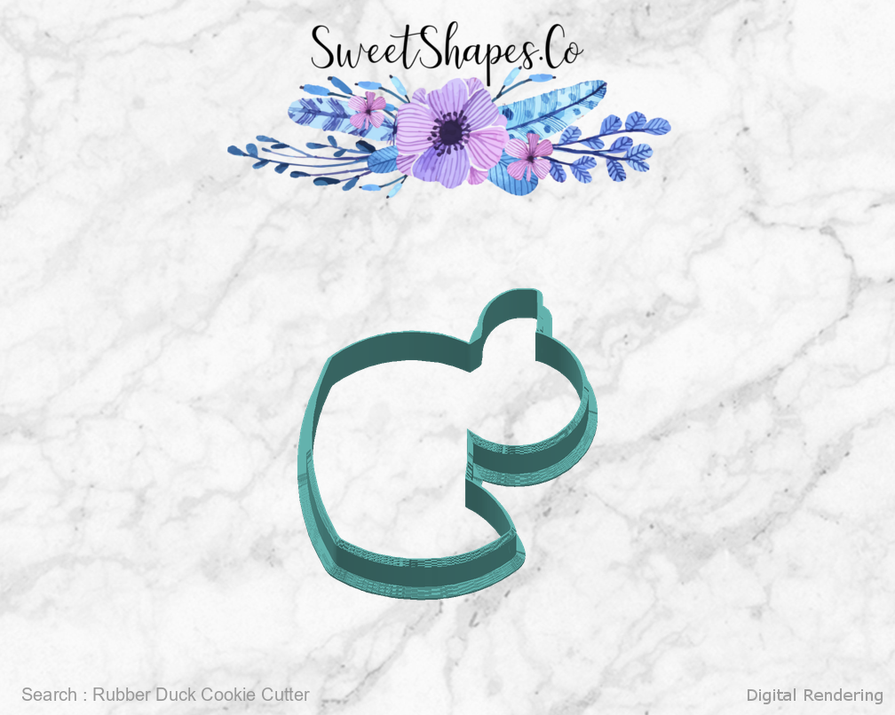 Rubber Duck Cookie Cutter — right view