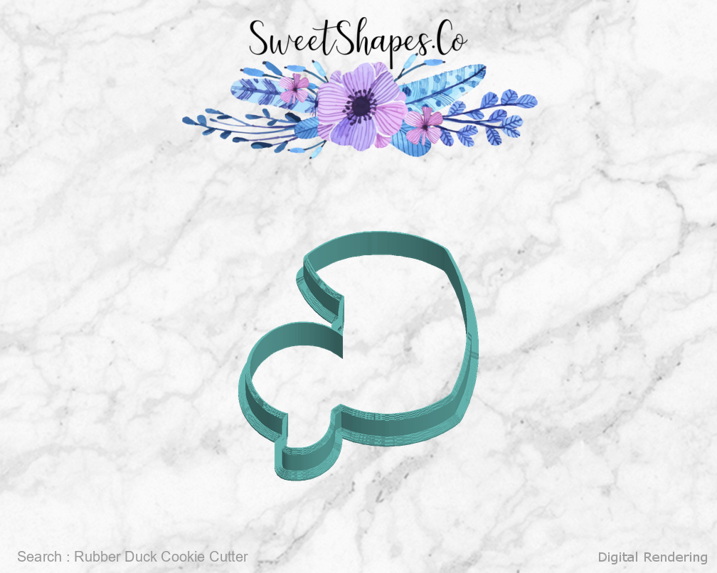 Rubber Duck Cookie Cutter — left view