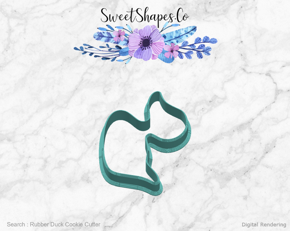 Rubber Duck Cookie Cutter — right view
