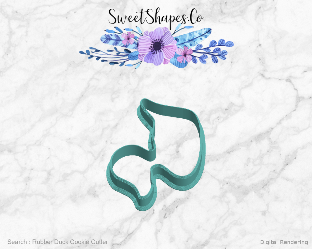 Rubber Duck Cookie Cutter — left view