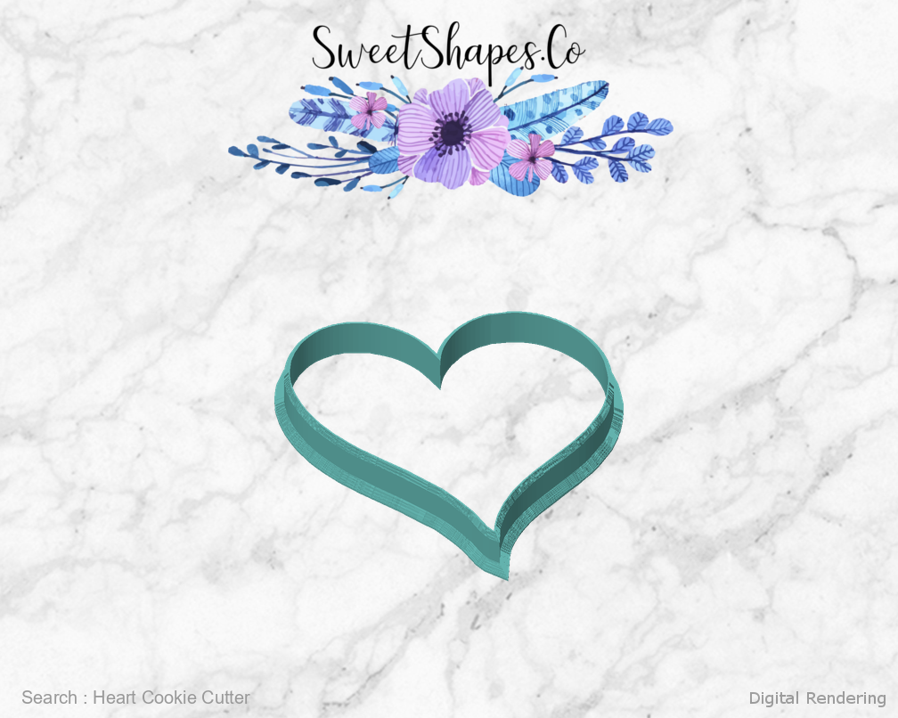 Heart Cookie Cutter — front view