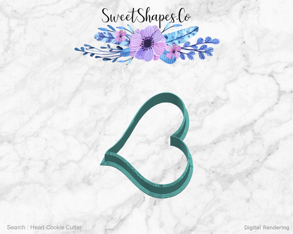 Heart Cookie Cutter — right view
