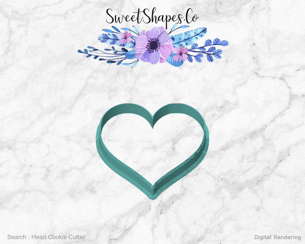 Heart Cookie Cutter — front view
