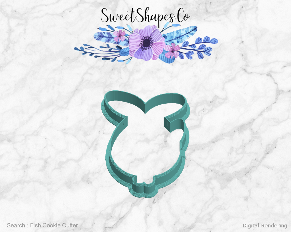 Fish Cookie Cutter — left view