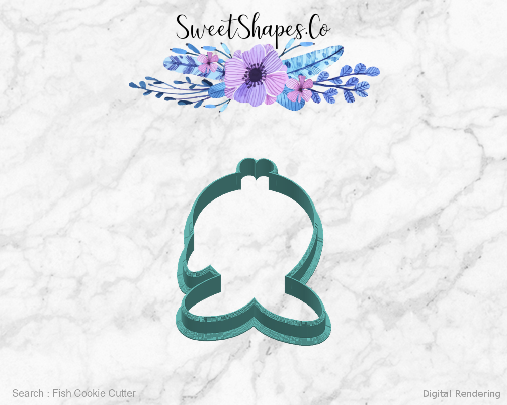 Fish Cookie Cutter — right view