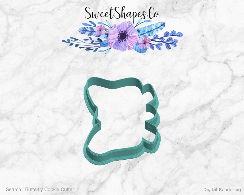Butterfly Cookie Cutter — left view
