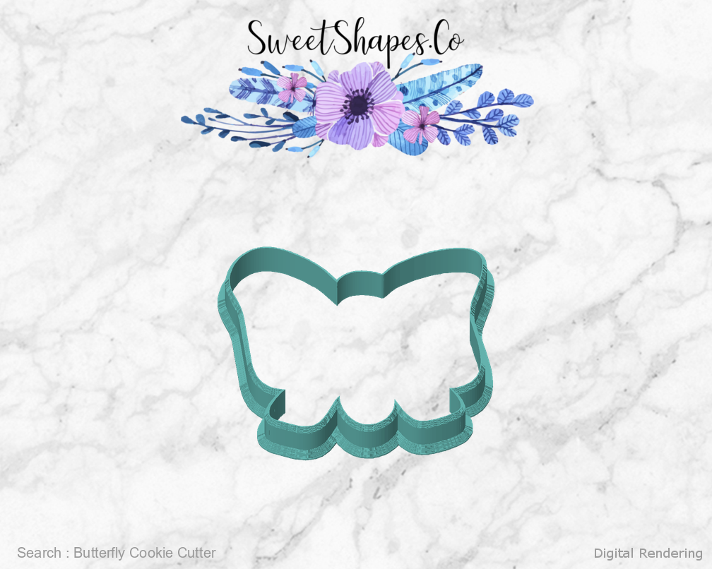 Butterfly Cookie Cutter — front view
