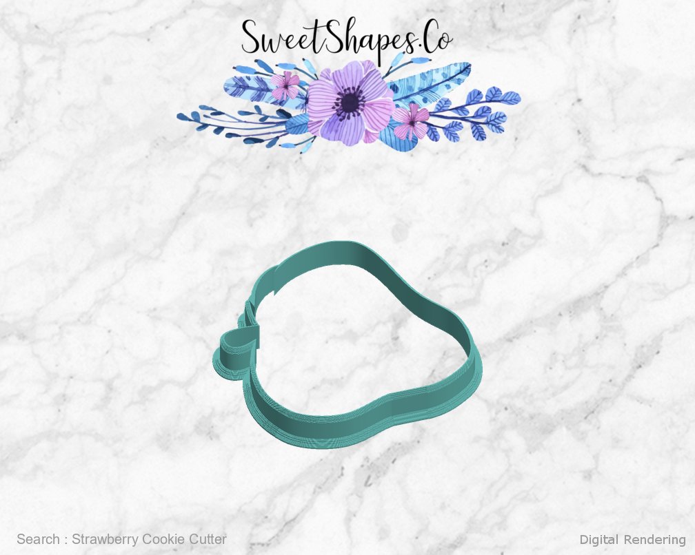 Strawberry Cookie Cutter — left view