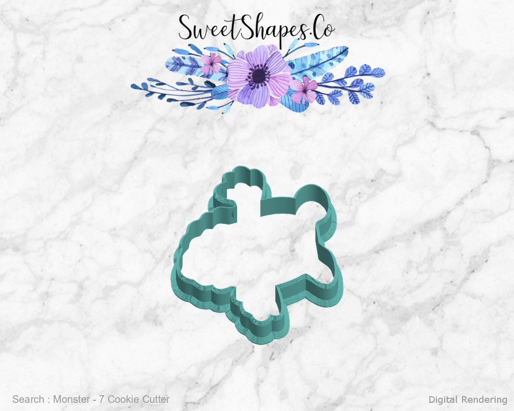 Monster - 7 Cookie Cutter — left view