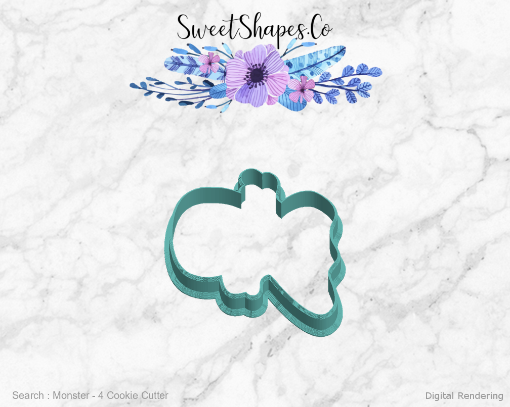 Monster - 4 Cookie Cutter — left view