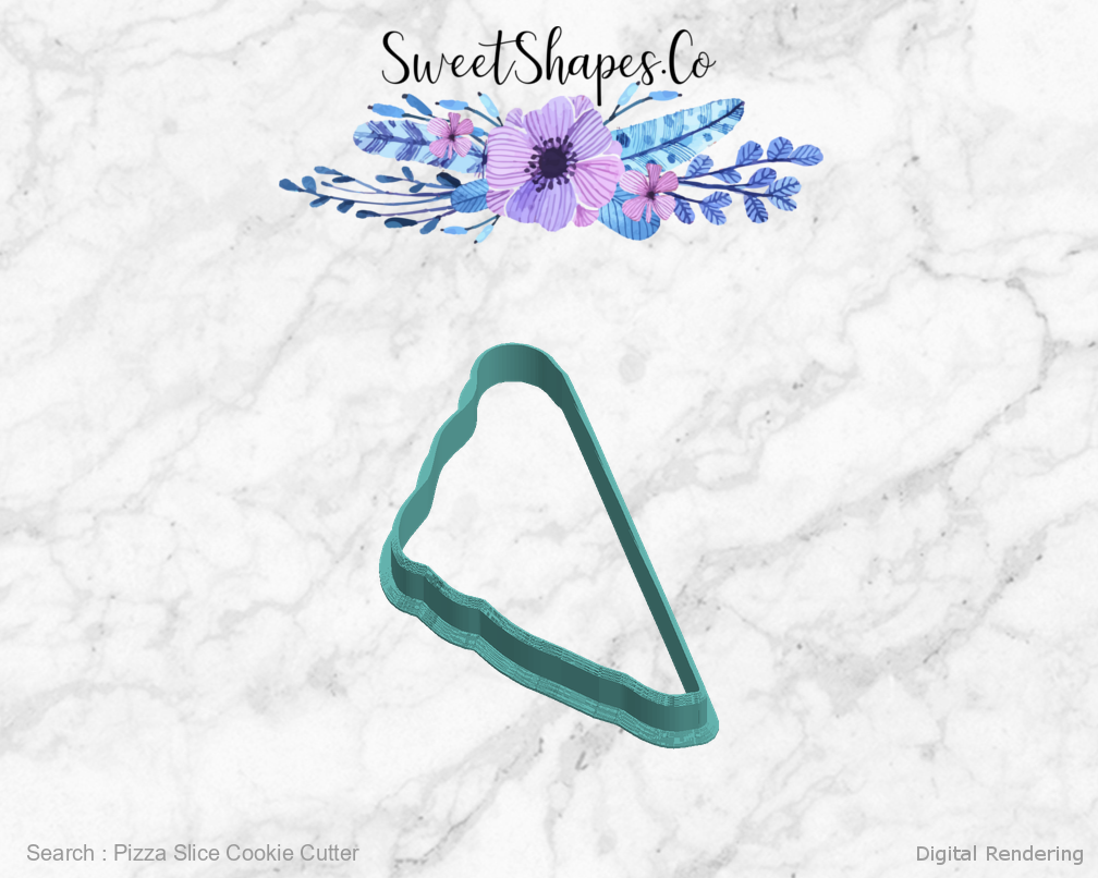 Pizza Slice Cookie Cutter — left view
