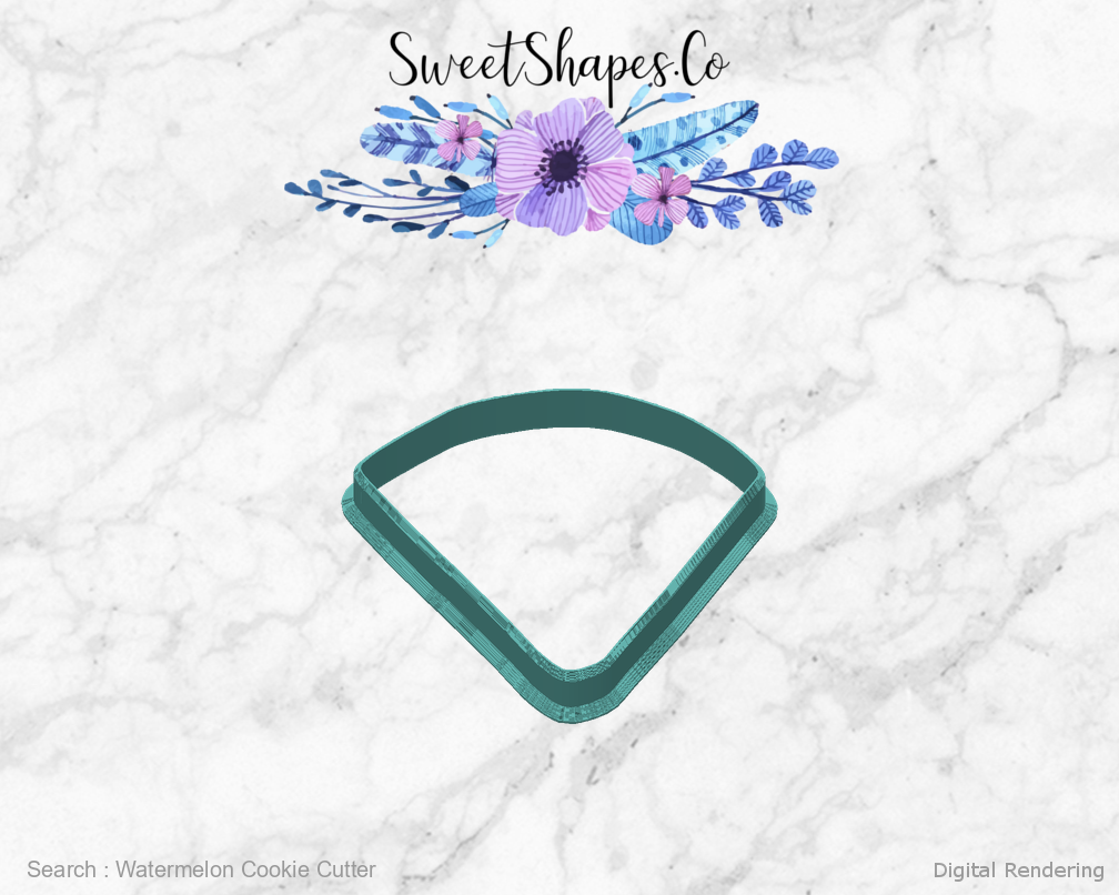 Watermelon Cookie Cutter — back view