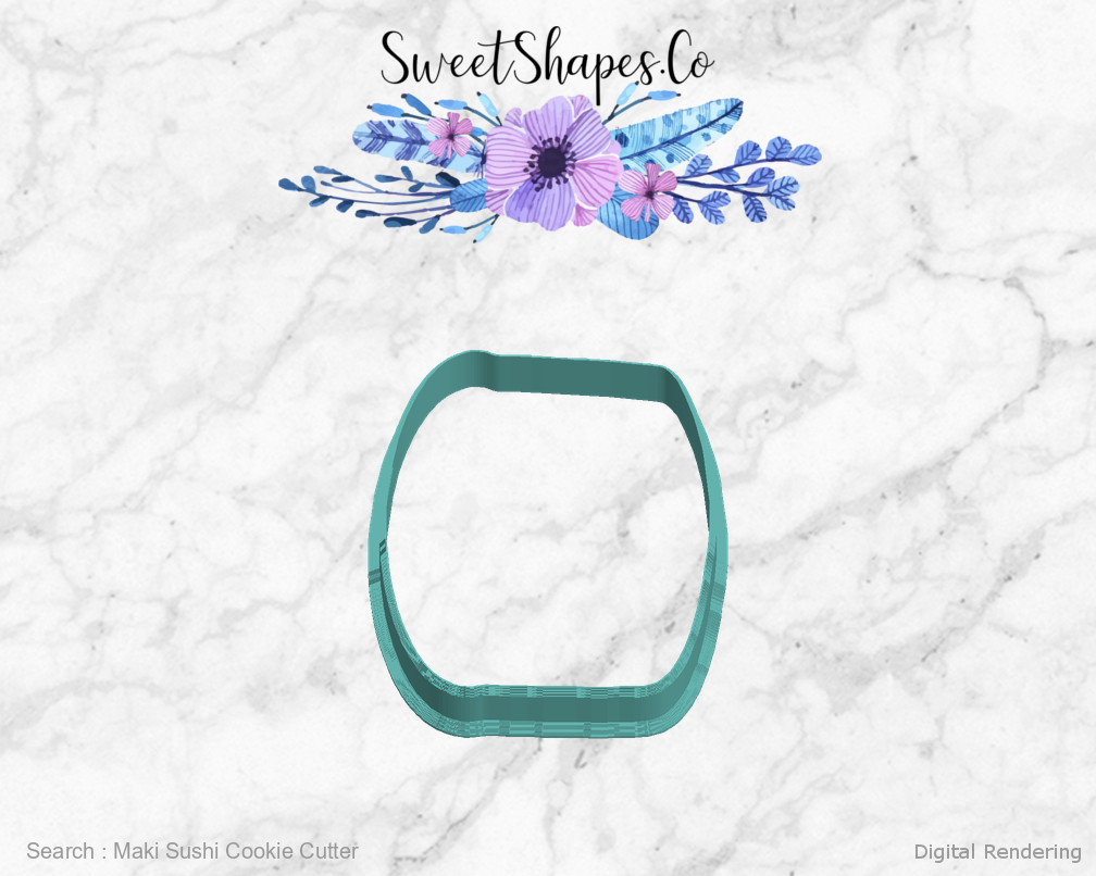 Maki Sushi Cookie Cutter — left view