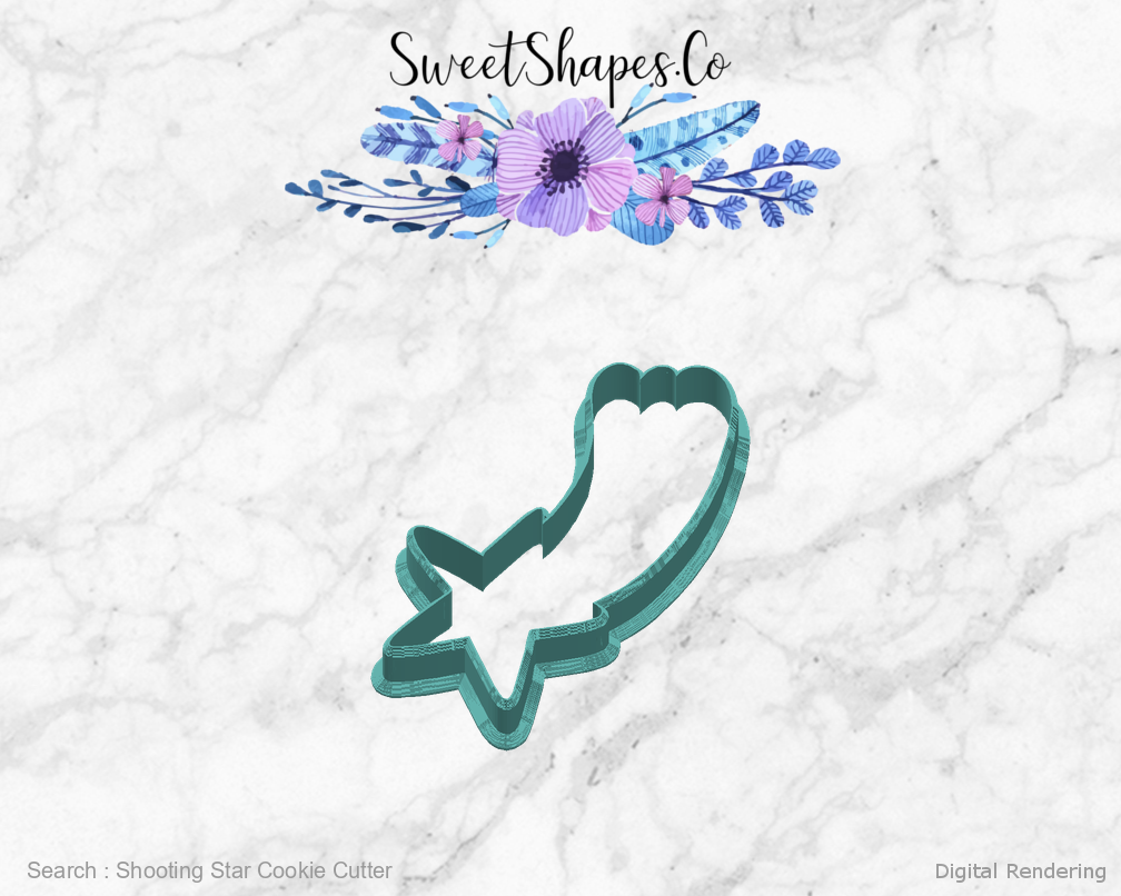 Shooting Star Cookie Cutter — right view