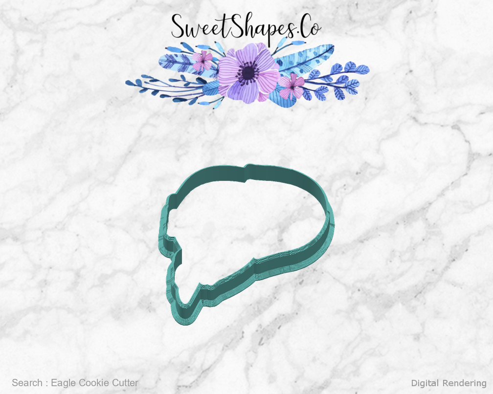 Eagle Cookie Cutter — right view