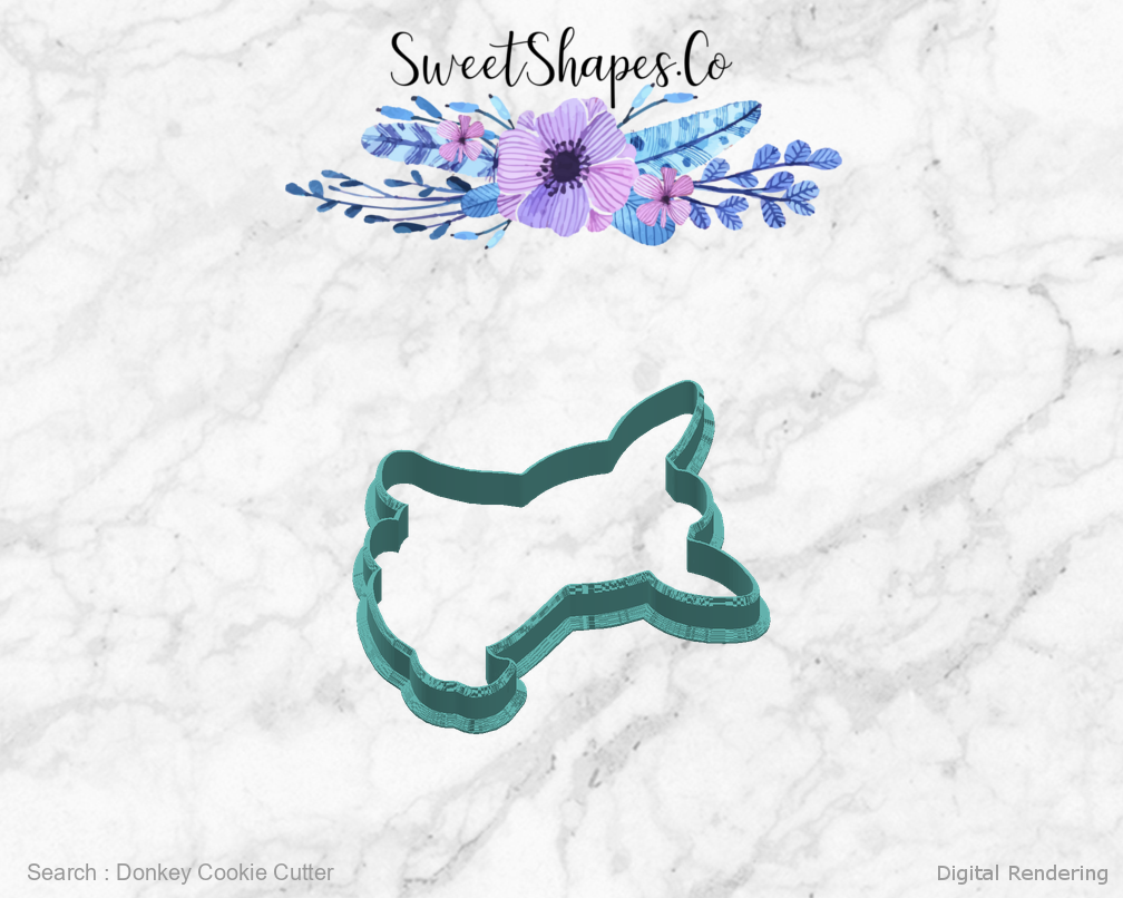 Donkey Cookie Cutter — right view