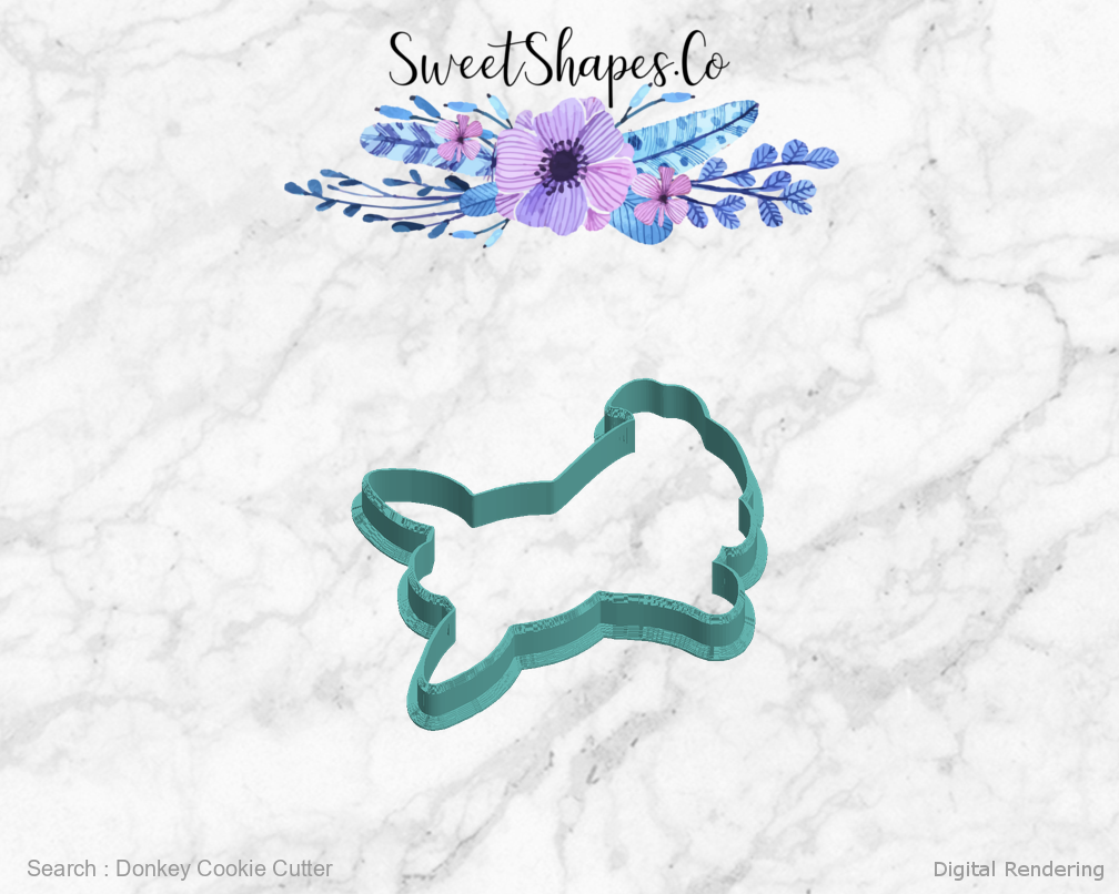 Donkey Cookie Cutter — left view