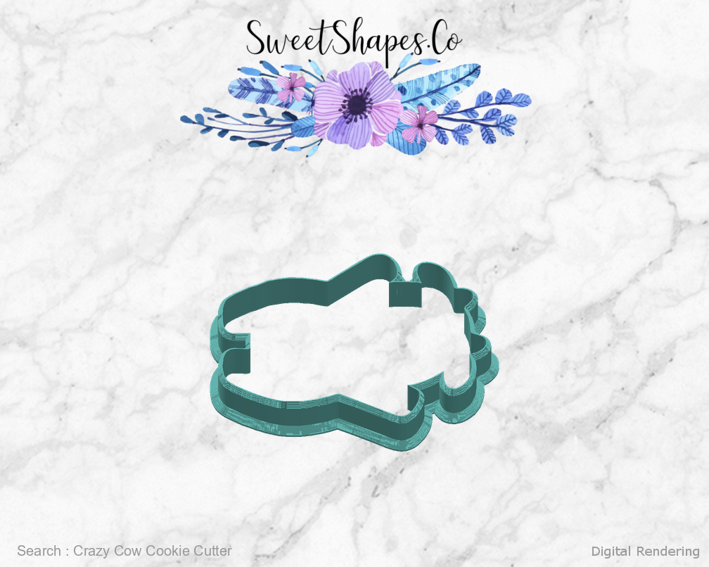 Crazy Cow Cookie Cutter — right view