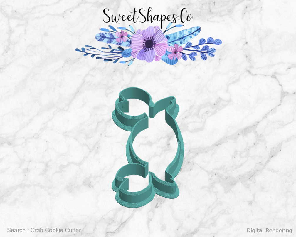 Crab Cookie Cutter — left view